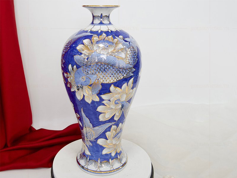 Mai bình tích lộc men màu